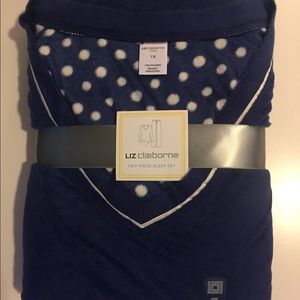 Liz Claiborne two piece sleep set